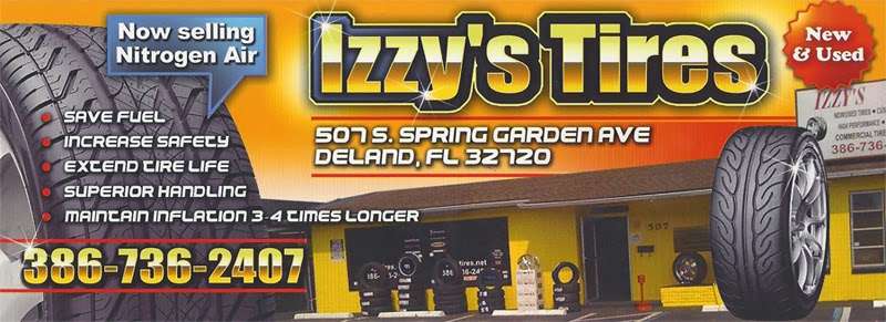 Izzys Tires | 507 S Spring Garden Ave, DeLand, FL 32720, USA | Phone: (386) 736-2407