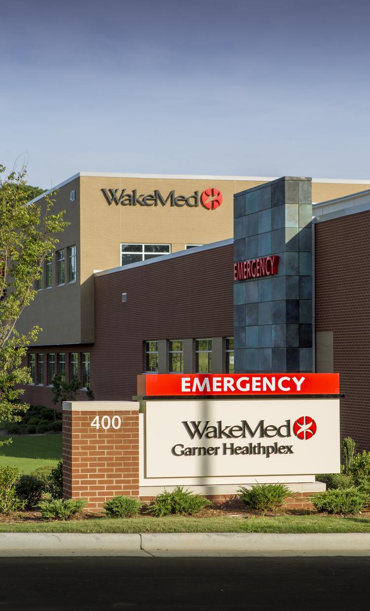 WakeMed Garner Emergency Department | 400 US-70 East, Garner, NC 27529, USA | Phone: (919) 350-8000