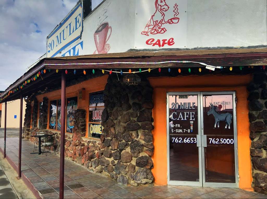 Twenty Mule Cafe | 26979 Twenty Mule Team Rd, Boron, CA 93516, USA | Phone: (760) 762-5000