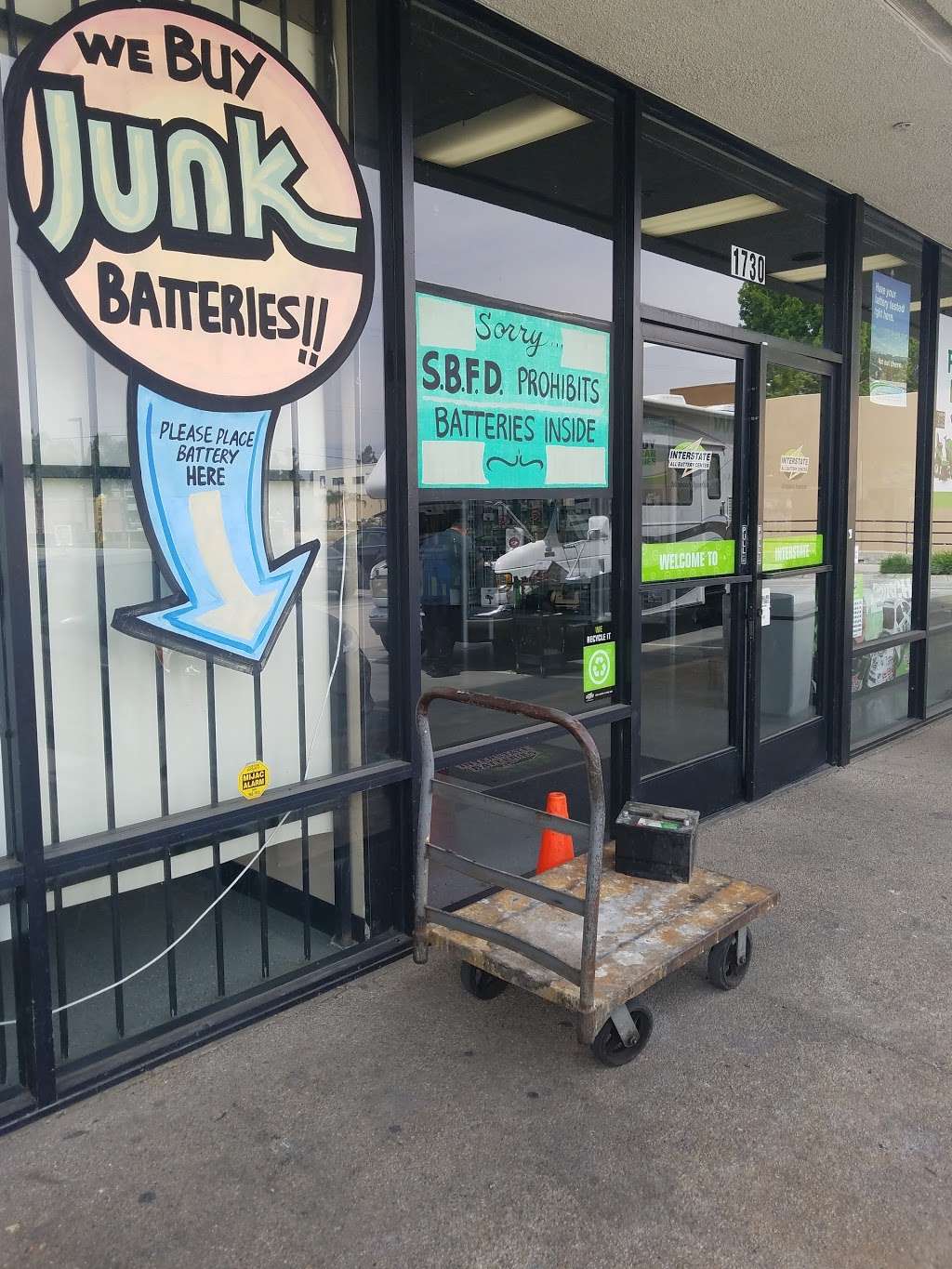 Interstate All Battery Center | 1730 S E St, San Bernardino, CA 92408, USA | Phone: (909) 381-2082