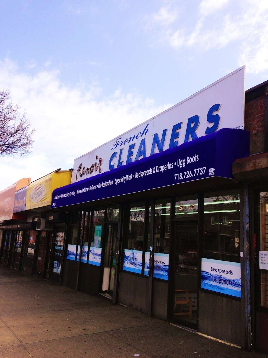 Renoir French Cleaners & Tailors | 7906 21st Ave, East Elmhurst, NY 11370, USA | Phone: (718) 726-7737