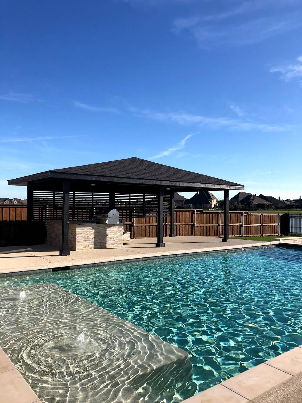 HJ Cedar Patio Covers and Stamped Concrete | 1364 Lake Grove Dr, Little Elm, TX 75068, USA | Phone: (214) 859-0111