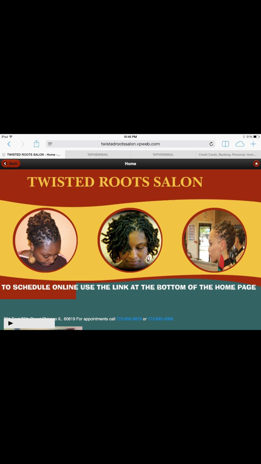TWISTED ROOTS SALON | 701 E 75th St, Chicago, IL 60619, USA | Phone: (773) 994-9878