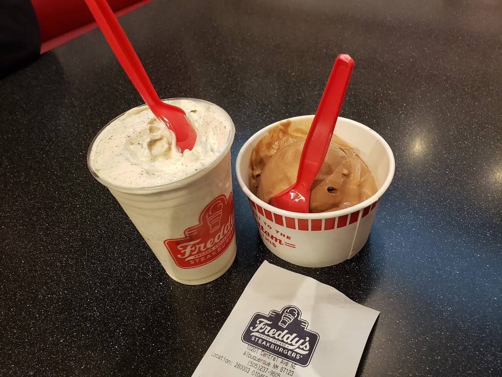 Freddys Frozen Custard & Steakburgers | 10201 Central Ave NE, Albuquerque, NM 87123, USA | Phone: (505) 237-9605