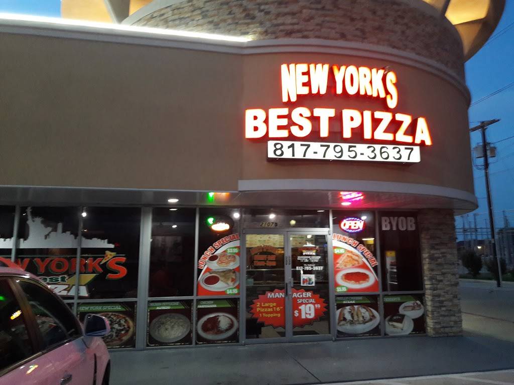 New Yorks Best Pizza | 2107 Sherry St, Arlington, TX 76010, USA | Phone: (817) 795-3637