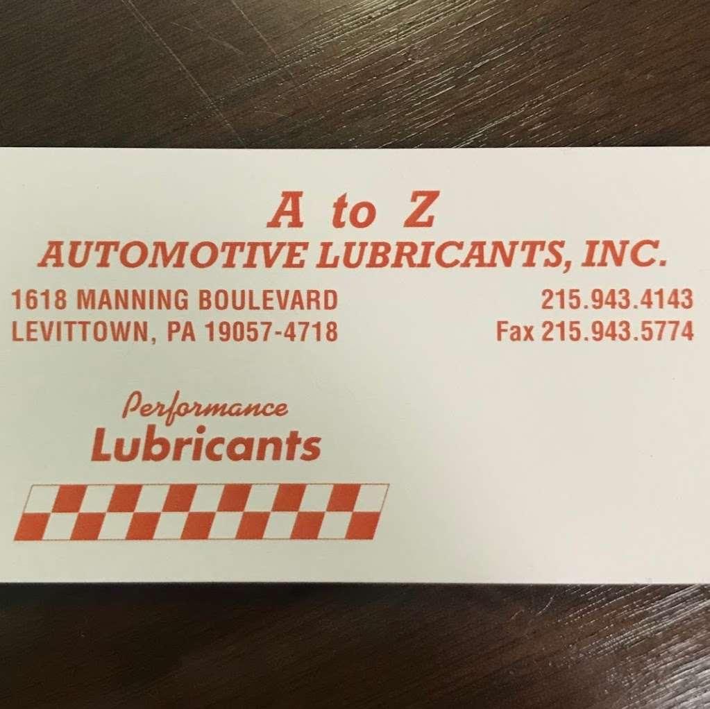 A To Z Auto Lubricants | 1605 Harmer St Unit H, Levittown, PA 19057, USA | Phone: (215) 943-4143