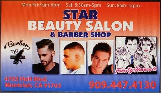 Star Beauty Salon & Barber | 4703 Holt Blvd, Montclair, CA 91763, USA | Phone: (909) 447-4130