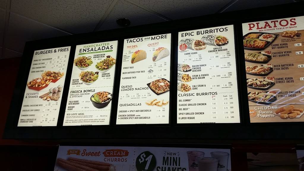 Del Taco | 6160 Jarvis Ave, Newark, CA 94560, USA | Phone: (510) 797-0516