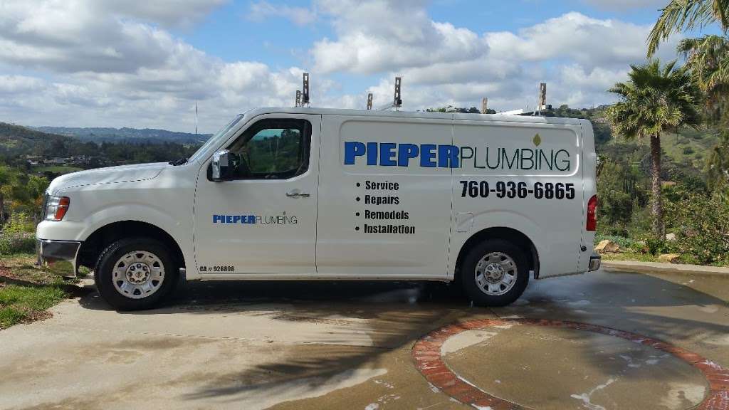 Pieper Plumbing | 3649 Laketree Dr, Fallbrook, CA 92028, USA | Phone: (760) 936-6865