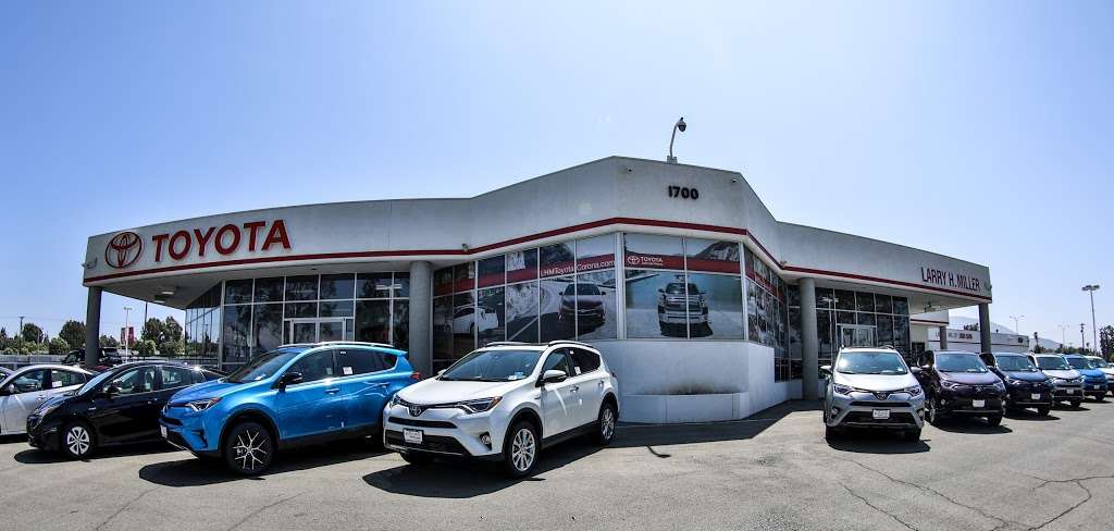 Larry H. Miller Toyota Corona | 1700 W 6th St, Corona, CA 92882 | Phone: (951) 547-0184