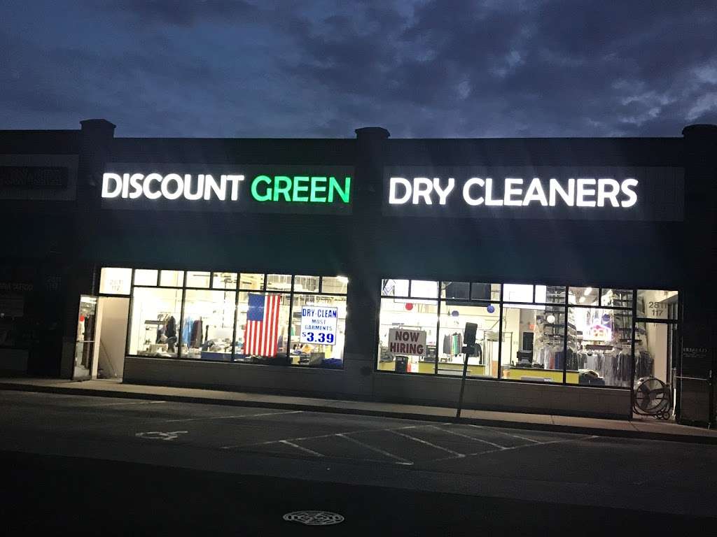 Discount Green Dry Cleaners | 2811 Patriots Ln, Naperville, IL 60563, USA | Phone: (630) 416-7900