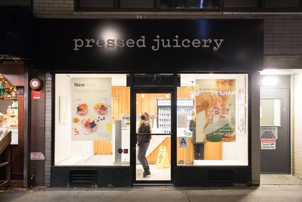 Pressed Juicery | 7 E 14th St, New York, NY 10003, USA | Phone: (646) 657-0841