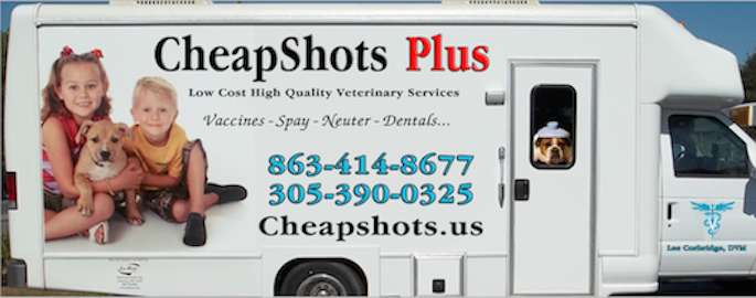 Cheapshots Veterinary Services | 24103 Integrity Way, Sorrento, FL 32776, USA | Phone: (863) 414-8677