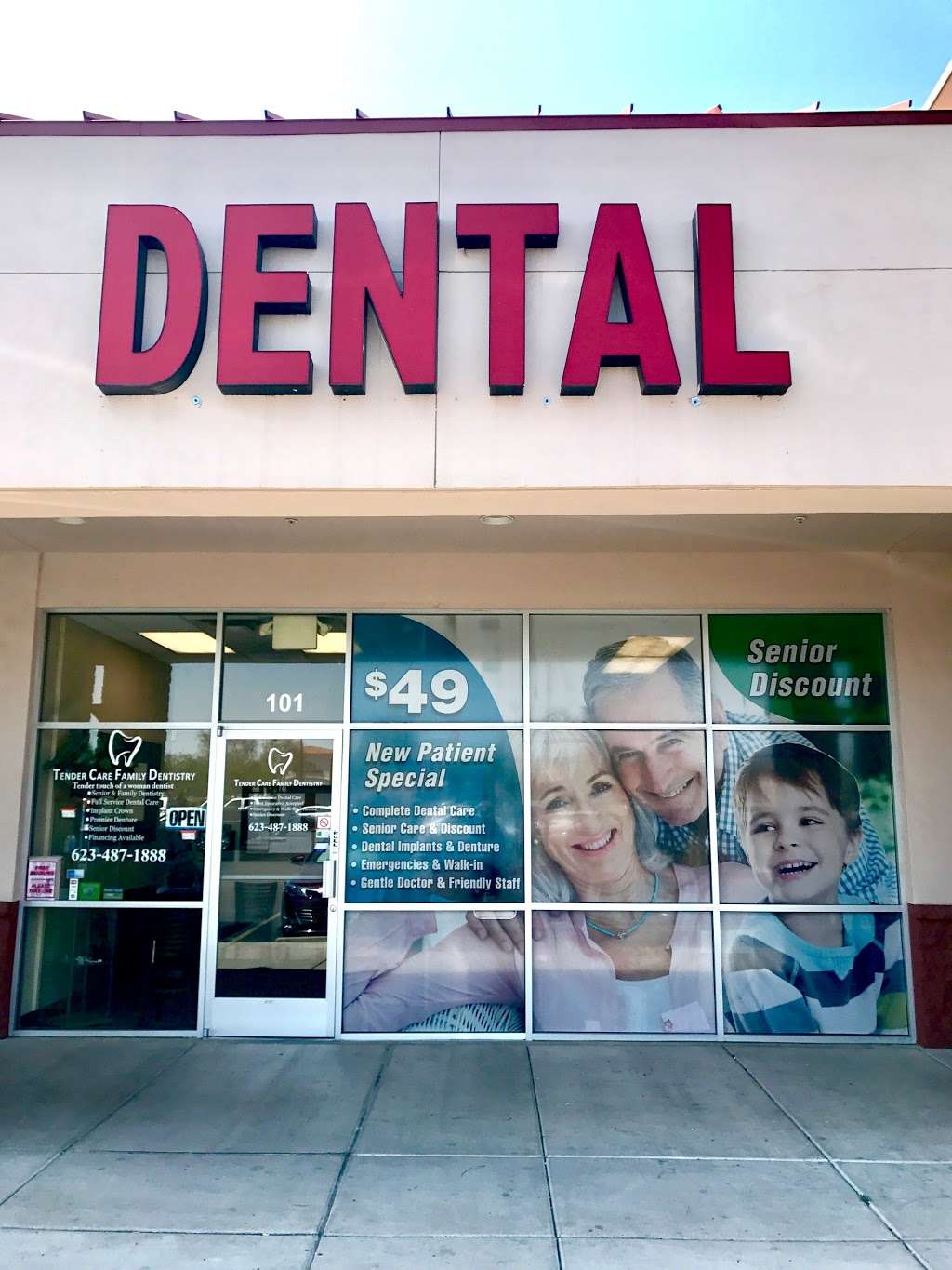 Tender Care Family Dentistry | 9163 W Union Hills Dr #101, Peoria, AZ 85382, USA | Phone: (623) 487-1888