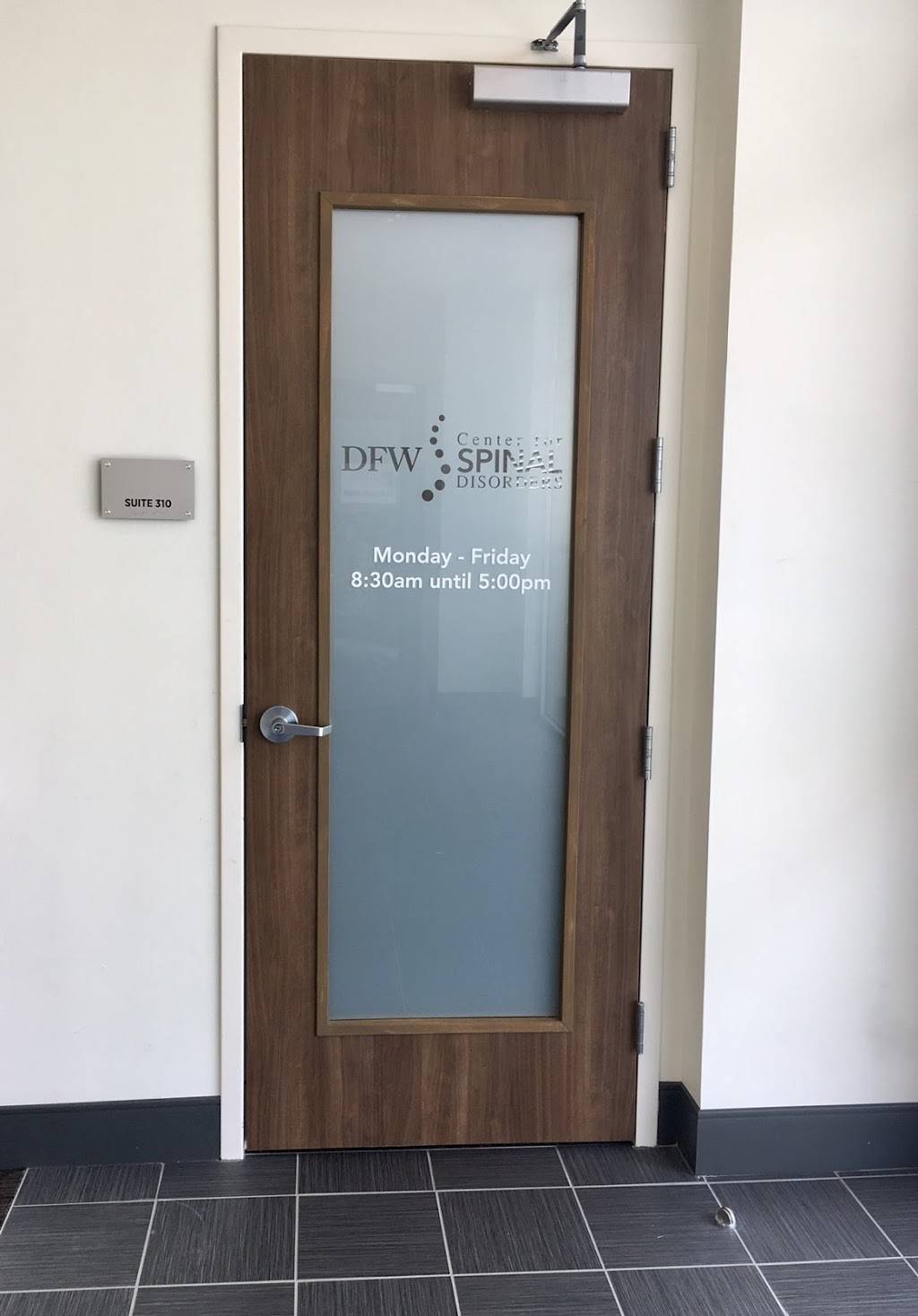 DFW Center for Spinal Disorders | 6900 Harris Pkwy #310, Fort Worth, TX 76132, USA | Phone: (817) 916-4685