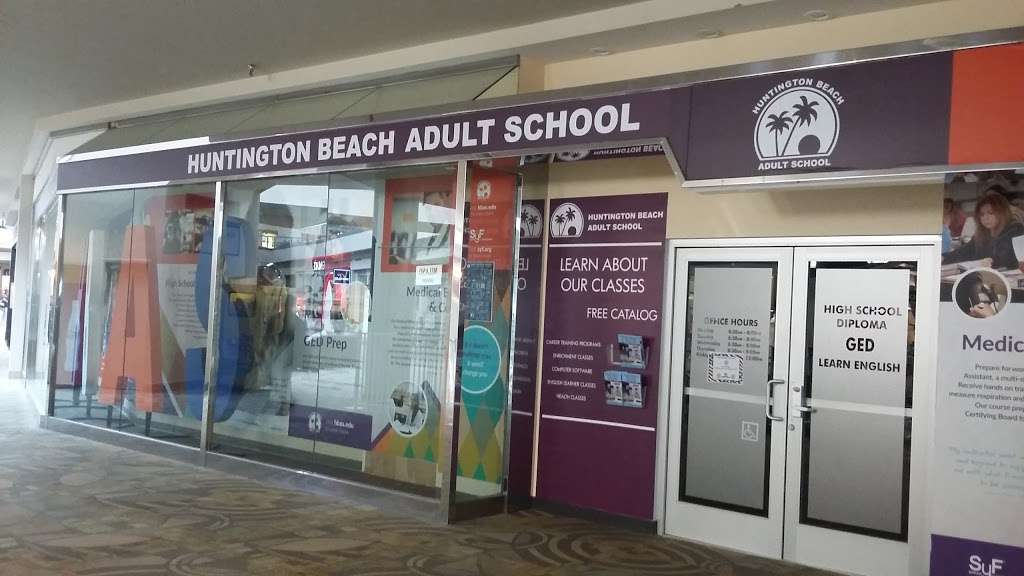 Huntington Beach Adult School - Westminster Mall Space 1017A | 1025 Westminster Mall, Westminster, CA 92683, USA | Phone: (714) 592-1005