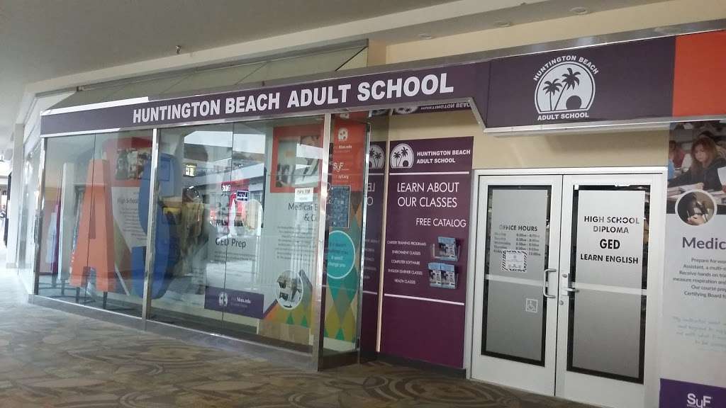 Huntington Beach Adult School Westminster Mall Space