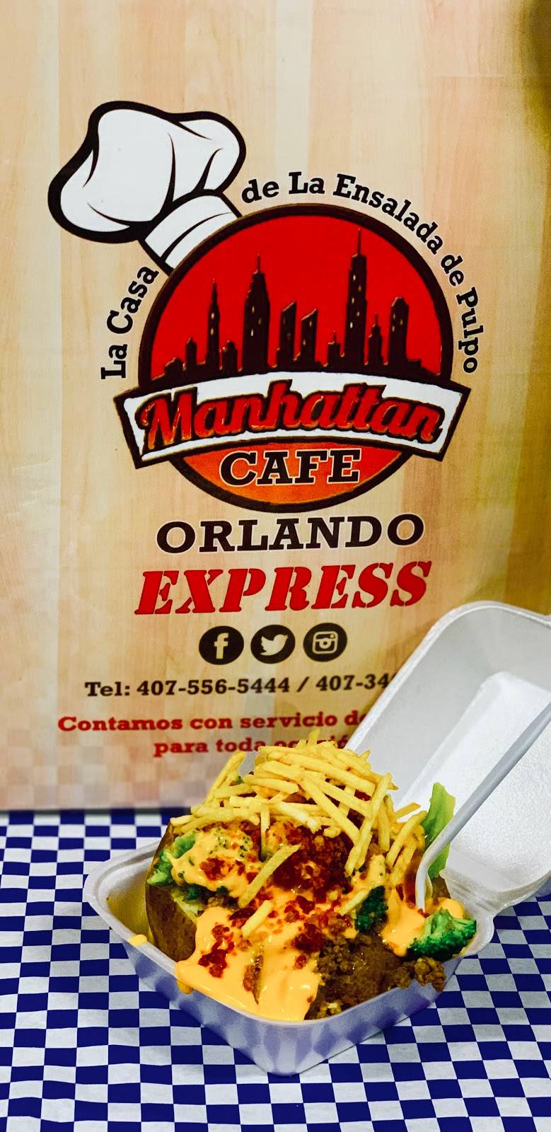 Manhattan Café Express | 6320 Narcoossee Rd, Orlando, FL 32822, USA | Phone: (407) 346-0333