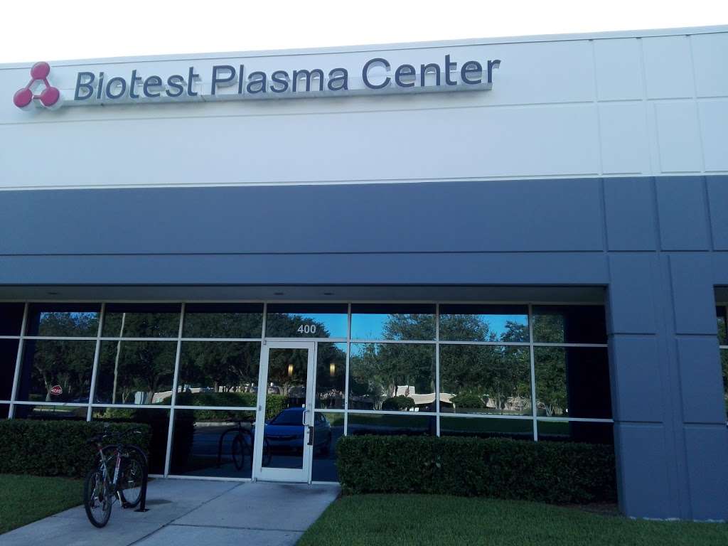 Biotest Plasma Center, Plasma Donation Centers | 2501 Discovery Dr #400, Orlando, FL 32826, USA | Phone: (407) 207-1932