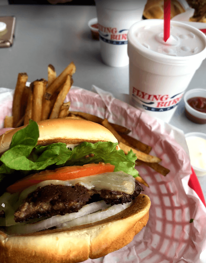 Flying Burger & Seafood Tulsa | 312 West 71st St S, Tulsa, OK 74132, USA | Phone: (918) 561-6151