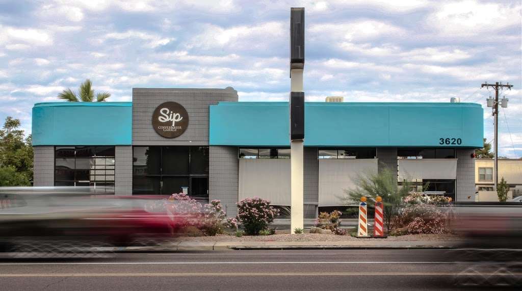 Sip Coffee & Beer Garage | 3620 E Indian School Rd, Phoenix, AZ 85018, USA | Phone: (602) 900-5188