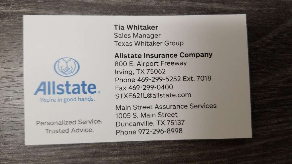 Thomas Whitaker: Allstate Insurance | 800 E Airport Fwy, Irving, TX 75062, USA | Phone: (469) 299-5252