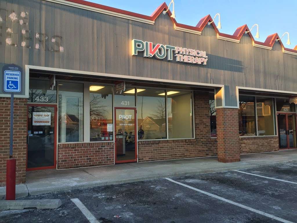 Pivot Physical Therapy | 504 E Ridgeville Blvd Suite 107, Mt Airy, MD 21771 | Phone: (301) 829-6811