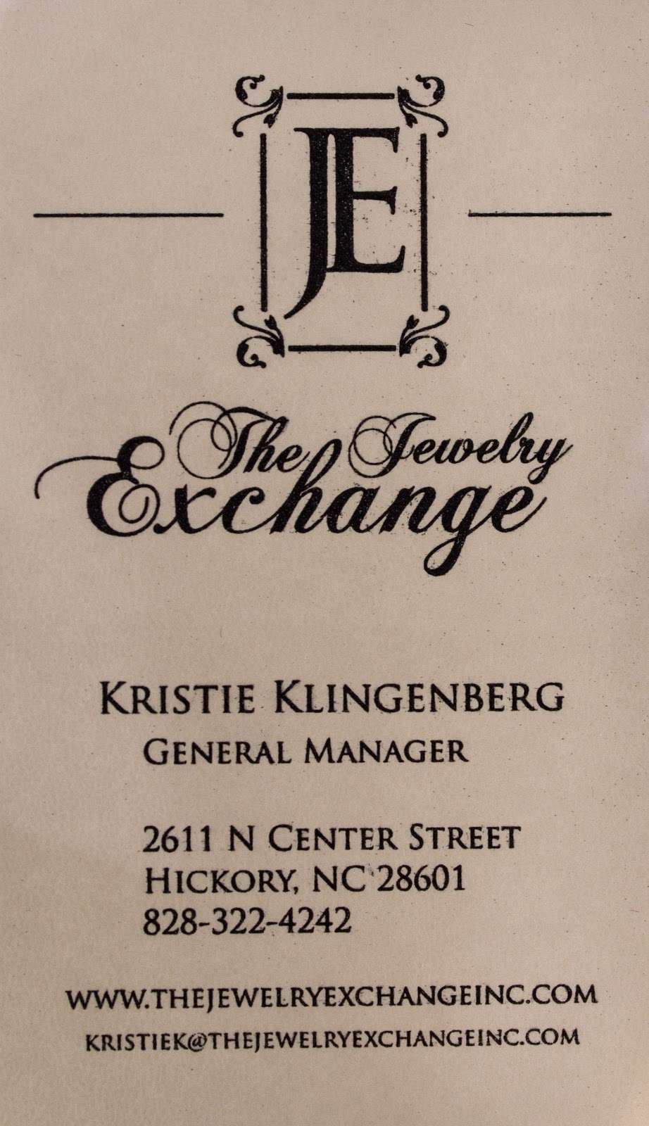 The Jewelry Exchange | 2611 N Center St, Hickory, NC 28601, USA | Phone: (828) 322-4242