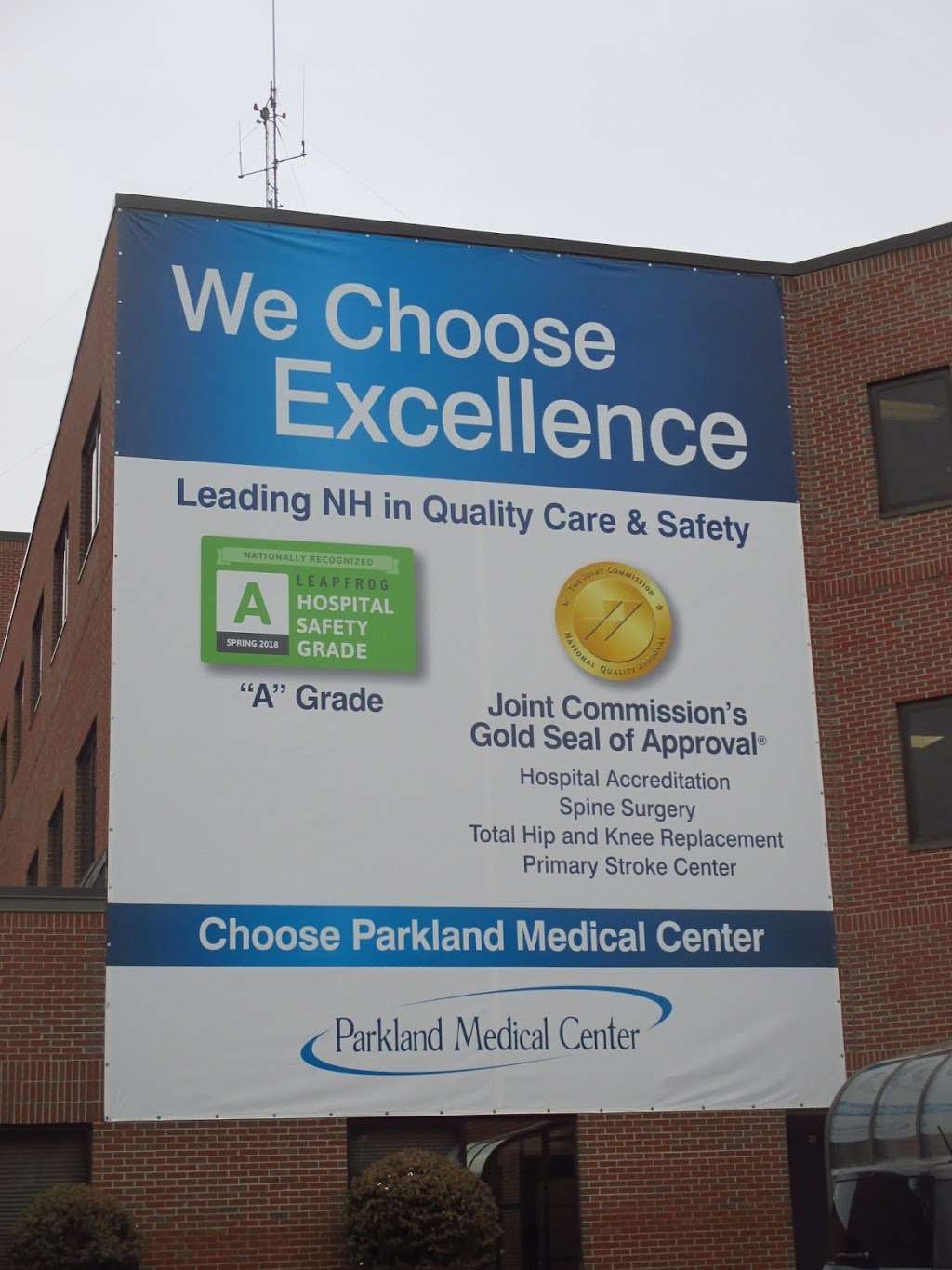 Parkland Medical Center | 1 Parkland Dr, Derry, NH 03038, USA | Phone: (603) 432-1500