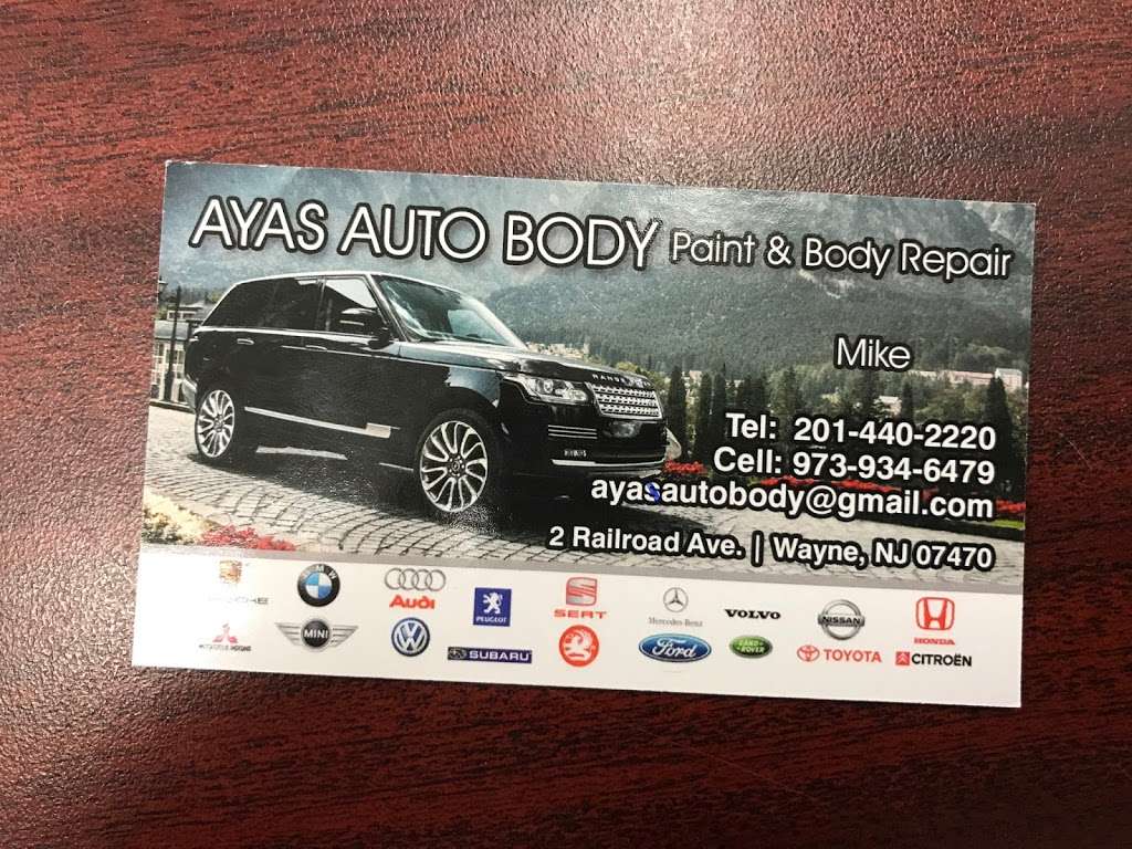 Ayas Auto Body | 2 Railroad Ave, Wayne, NJ 07470, USA | Phone: (973) 998-9808