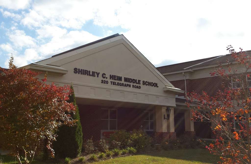 Shirley C. Heim Middle School | 320 Telegraph Rd, Stafford, VA 22554 | Phone: (540) 658-5910