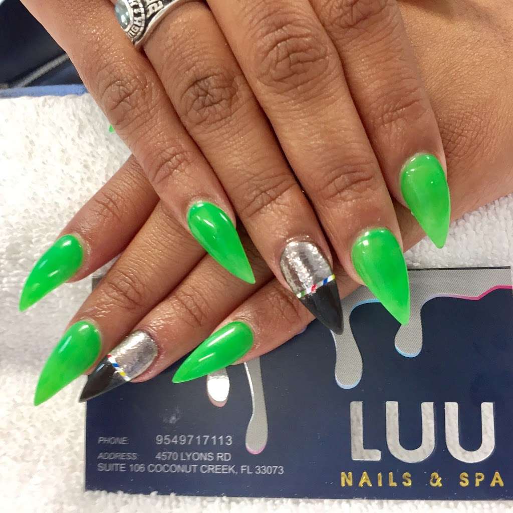 LUU Nails | 4570 Lyons Rd Ste 106, Coconut Creek, FL 33073 | Phone: (954) 971-7113