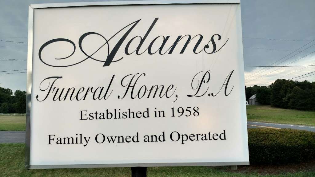 Adams Funeral Home, P.A. | 20605 Aquasco Rd, Aquasco, MD 20608, USA | Phone: (301) 579-6043