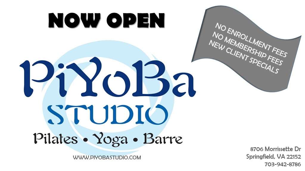 PiYoBa Studio | 8706 Morrissette Dr, West Springfield, VA 22152, USA | Phone: (703) 457-6545