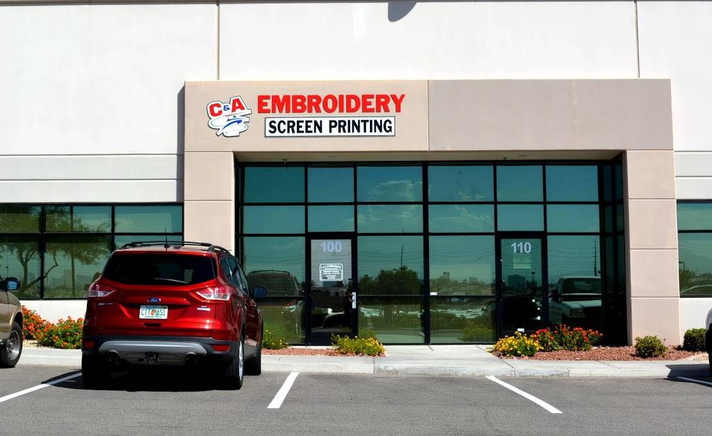 C&A Embroidery & Screen Printing | 570 W Cheyenne Ave #100, North Las Vegas, NV 89030, USA | Phone: (702) 646-0010