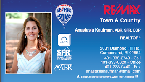 Anastasia Kaufman, The Anastasia Team. - RE/MAX Town & Country | 2081 Diamond Hill Rd, Cumberland, RI 02864, USA | Phone: (401) 338-2749