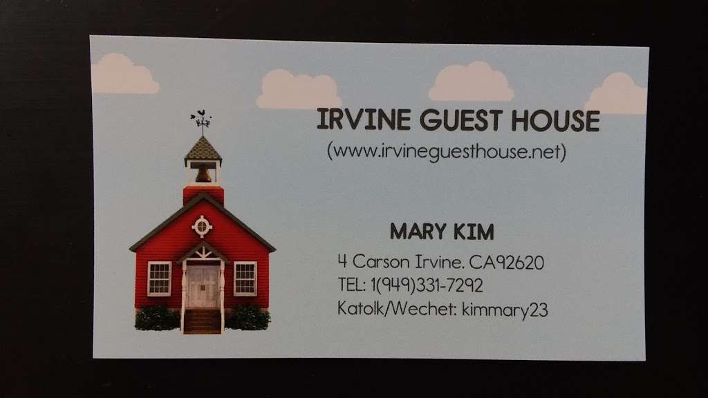 IRVINE GUEST HOUSE | 4 Carson, Irvine, CA 92620, USA | Phone: (949) 331-7292