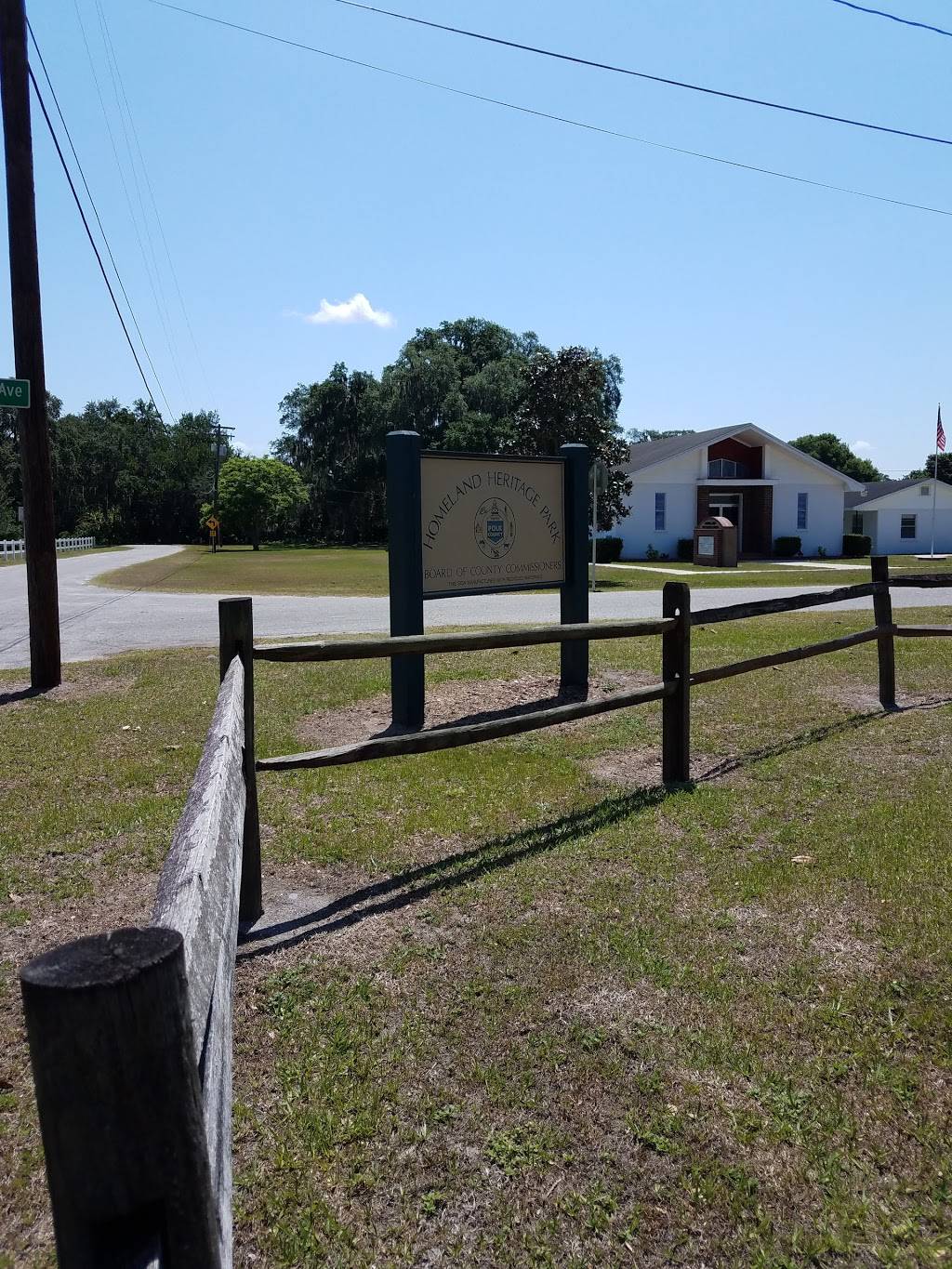 Homeland Heritage Park | 249 Church Ave, Homeland, FL 33847, USA | Phone: (863) 534-3766