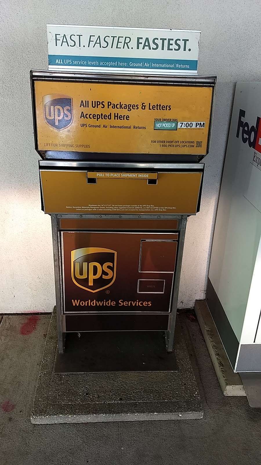 24 hour ups drop box near me