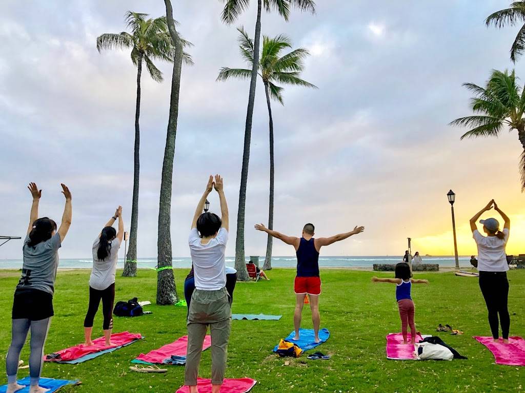 Waikiki Beach Yoga & Yoga Hikes | 2331 Kalia Rd, Honolulu, HI 96815, USA | Phone: (619) 537-6155