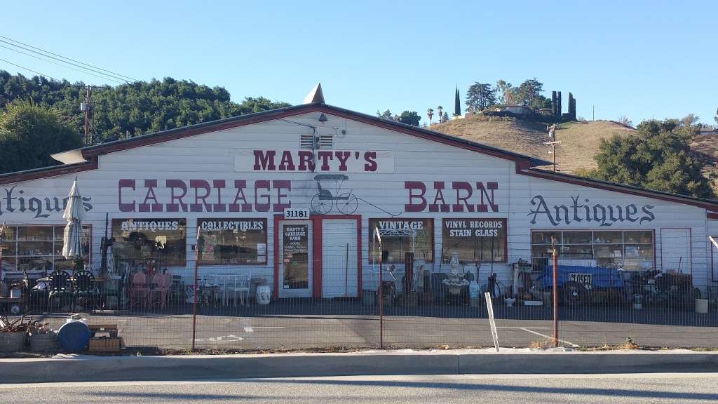 Martys Carriage Barn Antiques | 31181 Outer Hwy 10 S, Redlands, CA 92373, USA | Phone: (909) 794-4100