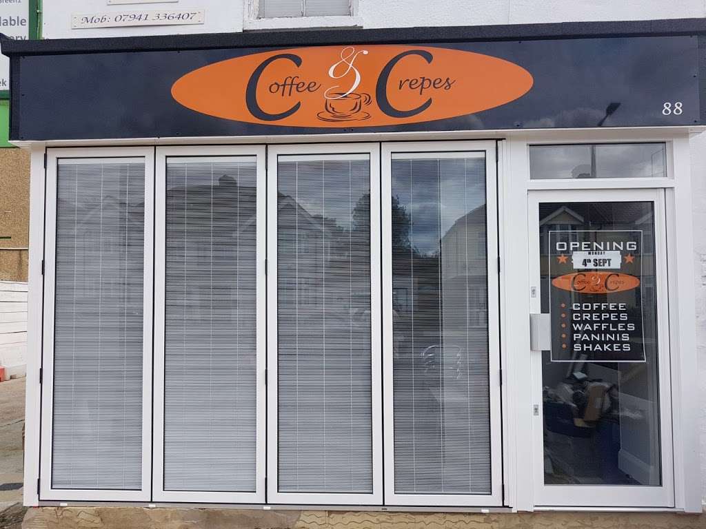 Coffee & Crepes | 88 Ardleigh Green Rd, Hornchurch RM11 2LG, UK | Phone: 01708 477271