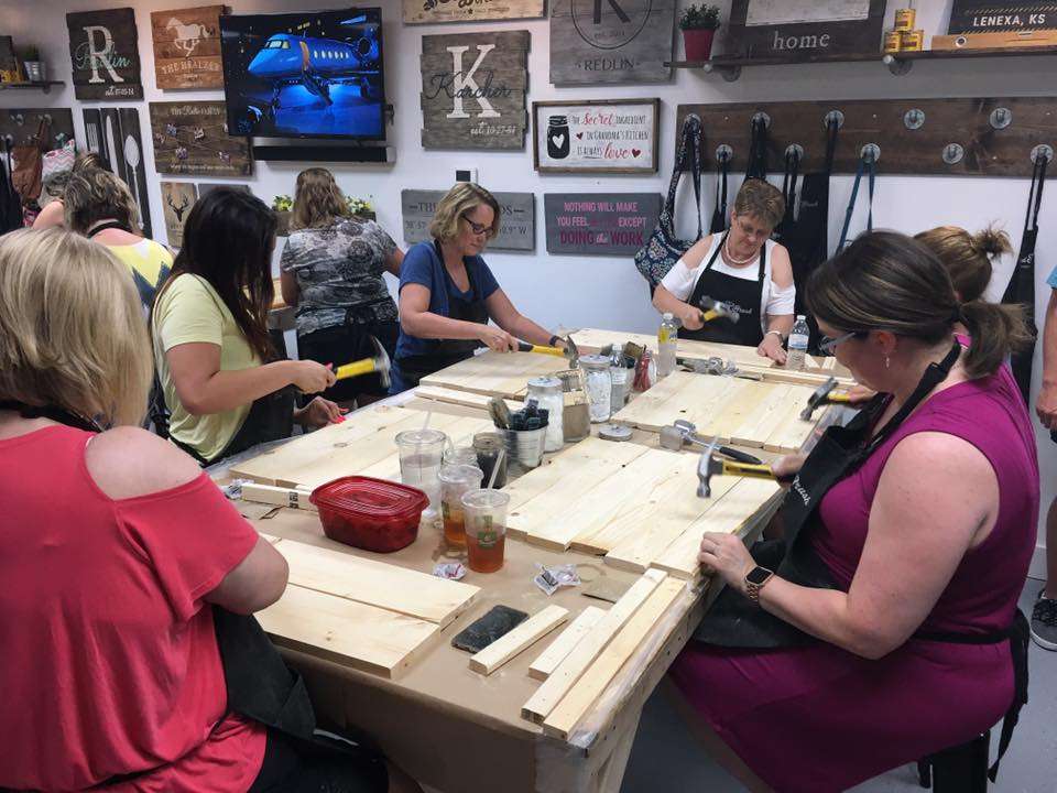 Board and Brush Creative Studio - Lenexa | 13970 Santa Fe Trail Dr, Lenexa, KS 66215 | Phone: (913) 298-9570