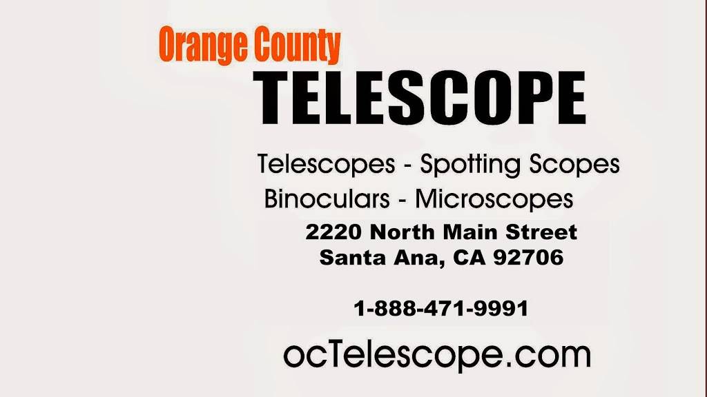 Orange County Telescope | 2216 N Main St, Santa Ana, CA 92706, USA | Phone: (888) 471-9991