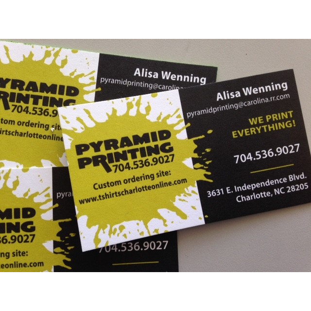 Pyramid Graphics & Printing (TshirtsCharlotteOnline.com) | 3631 E Independence Blvd, Charlotte, NC 28205, USA | Phone: (704) 536-9027