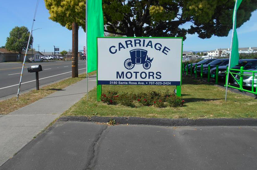 Carriage Motors | 3180 Santa Rosa Ave, Santa Rosa, CA 95407, USA | Phone: (707) 523-2424