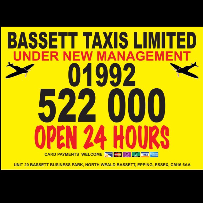 Bassetts Taxis Ltd | 20 Hurricane Way, North Weald Bassett, Epping CM16 6AA, UK | Phone: 01992 523000