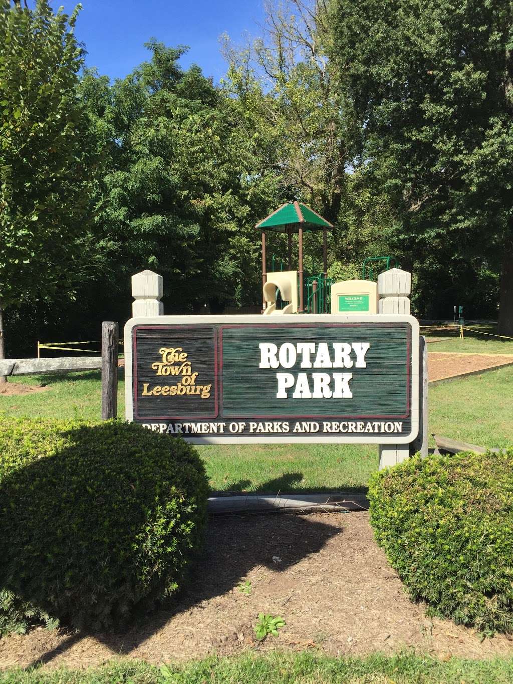 Rotary Park | 22 North St NE, Leesburg, VA 20176, USA | Phone: (703) 777-2420