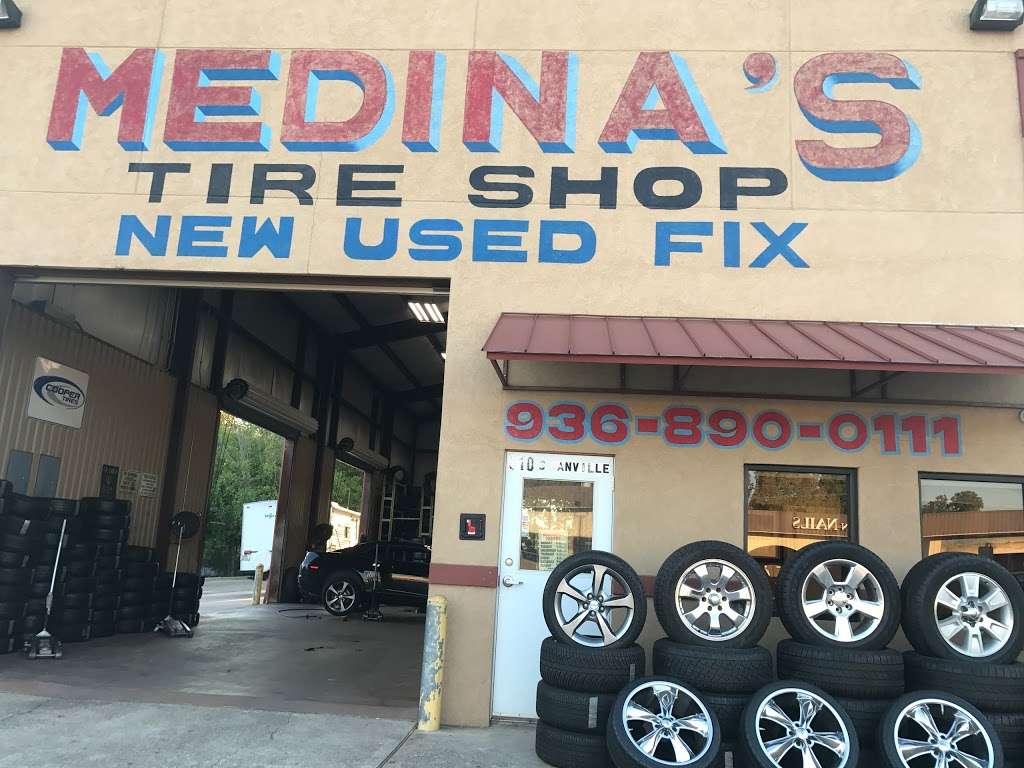 Medinas Tire Shop | TX-75, Willis, TX 77378, USA | Phone: (936) 890-0111