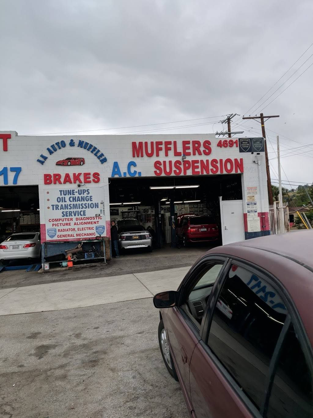 A A Auto & Muffler | 4691 Huntington Dr N, Los Angeles, CA 90032, USA | Phone: (323) 221-2117